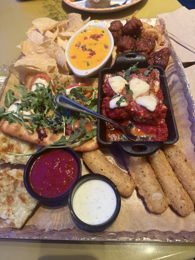 Appetizer Platter at T-Rex